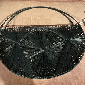 NWT Raffia Woven Purse